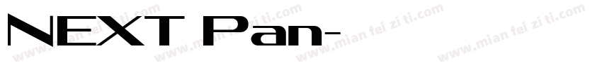 NEXT Pan字体转换